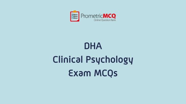 DHA Clinical Psychology Exam MCQs