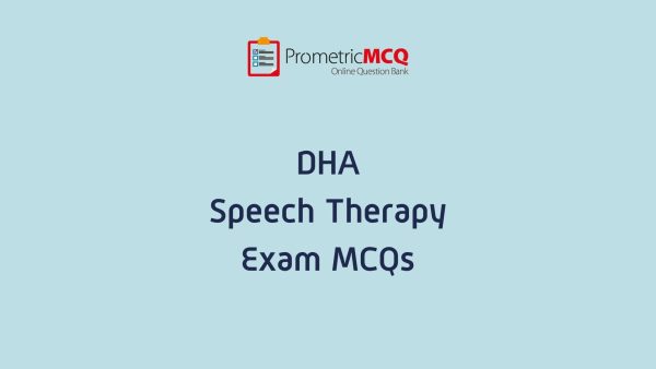 DHA Speech Therapy Exam MCQs