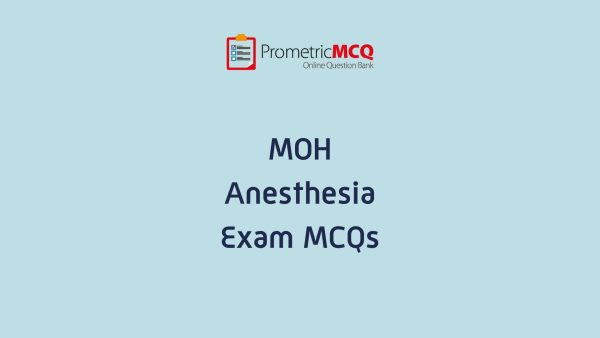 UAE MOH Anesthesia Exam MCQs