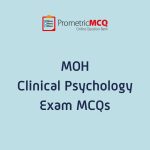 UAE MOH Clinical Psychology Exam MCQs