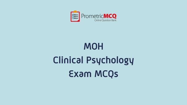 UAE MOH Clinical Psychology Exam MCQs