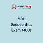 UAE MOH Endodontics Exam MCQs