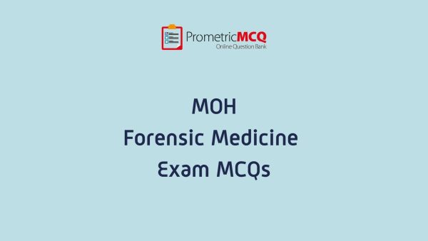 UAE MOH Forensic Medicine Exam MCQs