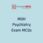 UAE MOH Psychiatry Exam MCQs