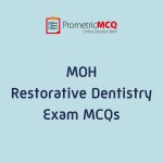 UAE MOH Restorative Dentistry Exam MCQs