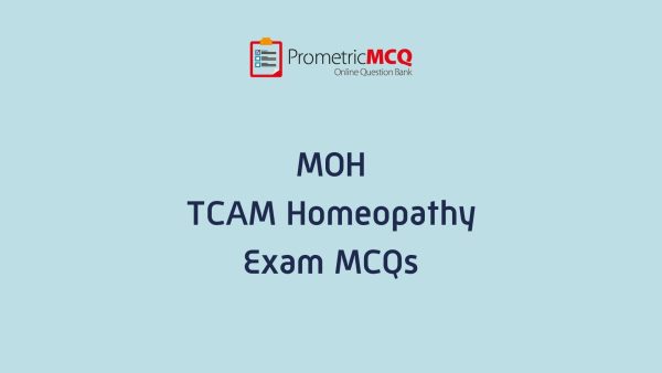 UAE MOH TCAM Homeopathy Exam MCQs