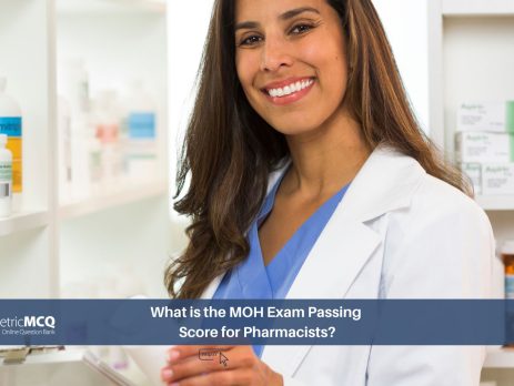 What is the MOH Exam Passing Score for Pharmacists