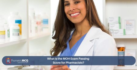What is the MOH Exam Passing Score for Pharmacists