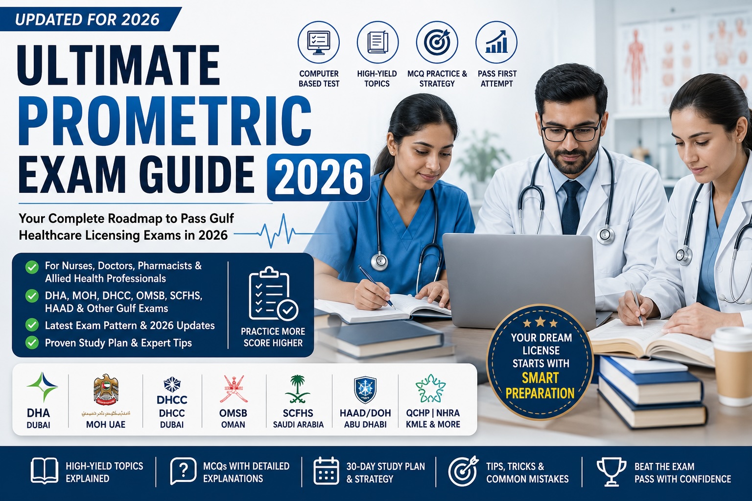 Ultimate Prometric Exam Guide 2026 for Gulf Healthcare Exams