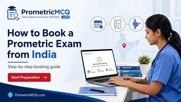 How to Book a Prometric Exam from India Step by Step