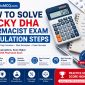 How to Solve Tricky DHA Pharmacist Exam Calculation Steps