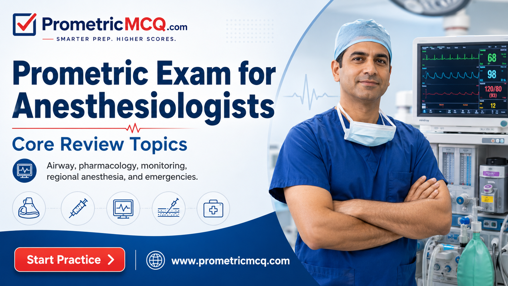 Prometric Exam for Anesthesiologists Core Review Guide 2026