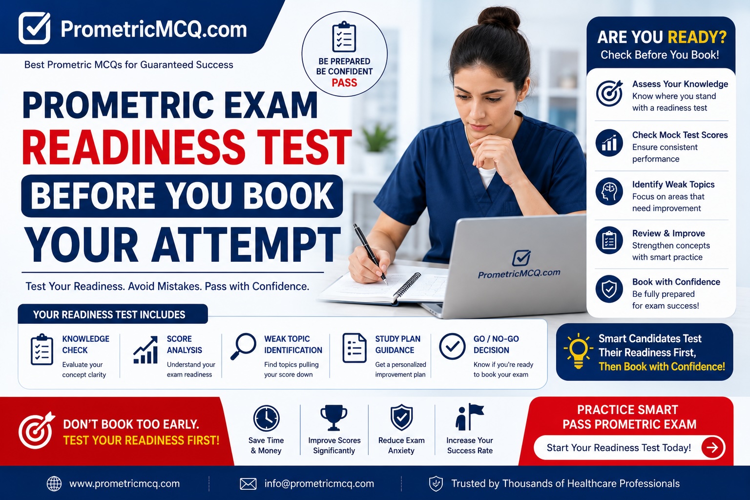 Prometric Exam Readiness Test 2026 Before Booking Guide