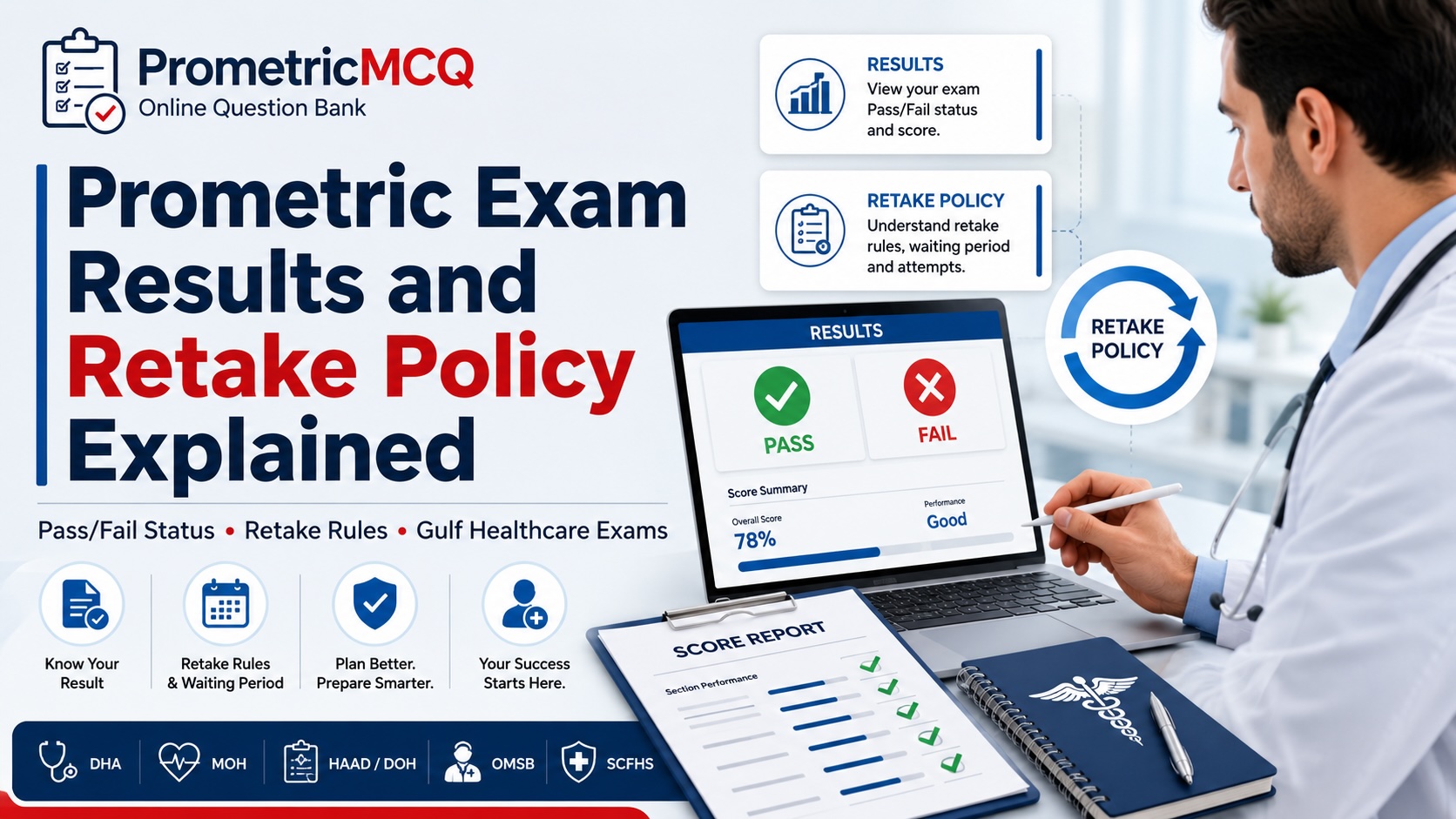 Prometric Exam Results and Retake Policy Explained
