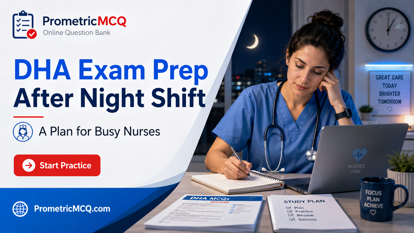 DHA Exam Prep After Night Shift for Busy Nurses