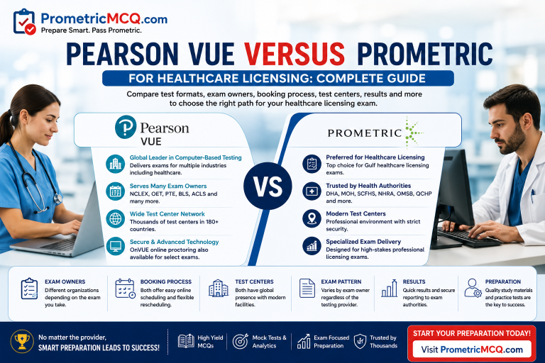 Pearson VUE Versus Prometric Healthcare Licensing Guide